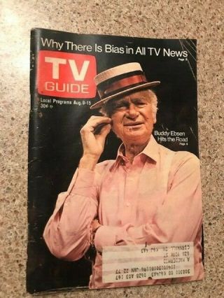 Rare Tv Guide Canada 1975 Pat Buttram Cover - Buddy Ebsen With Family