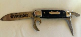 Vintage Kamp - King Imperial Folding Pocket Knife Made In Usa