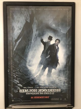 Sherlock Holmes : A Game Of Shadows - DS 27x40 Final Movie Poster 2
