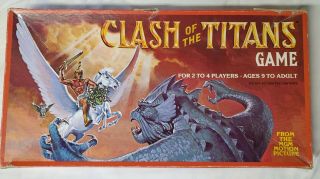 Rare Clash Of The Titans Movie Tie - In Vintage Board Game 1981