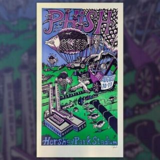 Phish Hershey Park Stadium 08/10 - 11 2021 Jim Pollock Poster Print