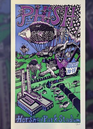 Phish Hershey Jim Pollock Poster Print