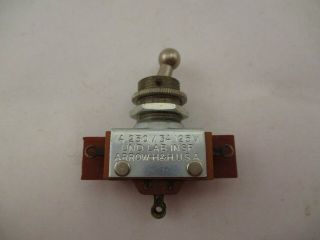 Vintage Ball On Off Toggle Switch Underwriter 