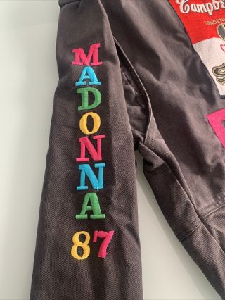 Madonna 1987 Who’s That Girl Tour Rare Promo Crew Jacket - U Can Dance 5