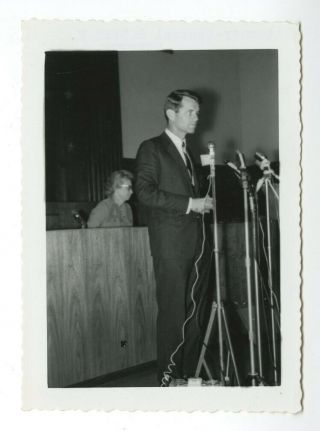 Robert F.  Kennedy - Attorney General - Brother Of Jkf - Vintage 1963 Photo
