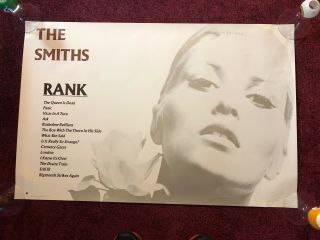 The Smiths - Rank - Promo Poster 1998 Sire Records,  U.  S.  A.  For Promotional Use