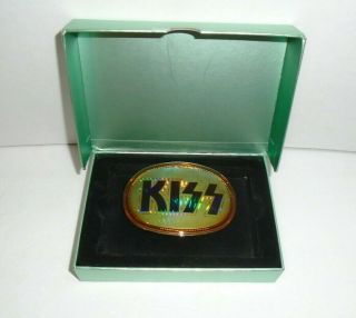 Kiss 1977 Pacifica Rare Prism Belt Buckle - Vintage Aucoin