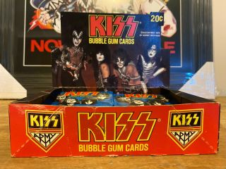 Kiss 1978 Donruss Bubble Gum Cards And Box.  Series 1.  Aucoin
