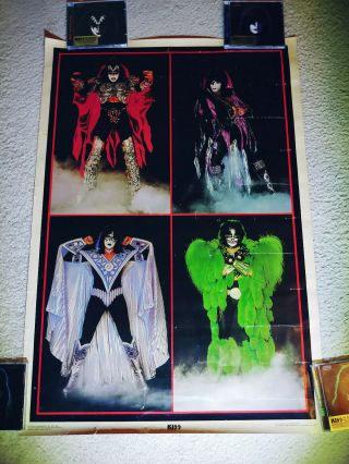 Kiss Heroes Aucoin Poster - 1979 - 1980 - Rare - -