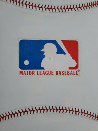 SKILCRAFT Vintage 1980s MLB Baseball Shaped Card Holder Carry Case GOOD Cond. 3