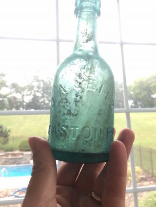 Vintage Easton,  Pa J.  A.  Seitz Squat Blob Top Bottle