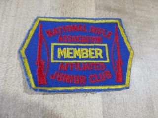 National Rifle Association Nra Junior Member Affiliated Club Jacket Patch