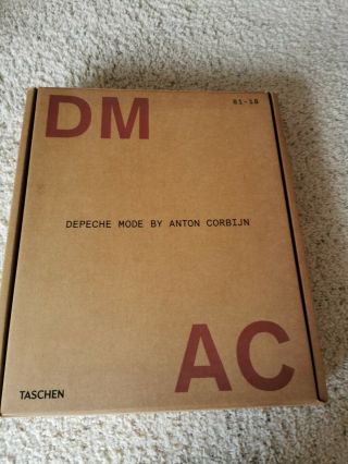 Taschen Xxl Book Depeche Mode 81 - 18 By Anton Corbijn Signed Limited Ed