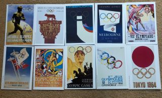 10 Vintage Postcards - Olympic Games Posters - Mars Sponsors Barcelona 1992 -.
