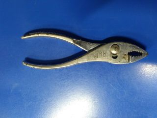 No.  44 Snap - On Tools Slip Joint Pliers 4 1/2 " Long Vintage