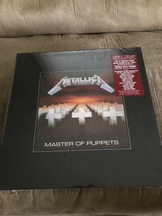 Metallica Master Of Puppets Remastered Deluxe Box Set Vinyl / Cd / Dvd,