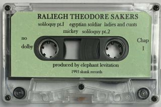 RALIEGH THEODORE SAKERS SUBLIME SKUNK RECORDS 1993 CASSETTE 2