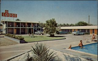 Star Lodge Indio California Vintage 1960s Postcard