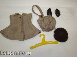 Vintage Tagged Vogue Ginny Doll Outfit Brownie Girl Scout Dress Hat Shoes
