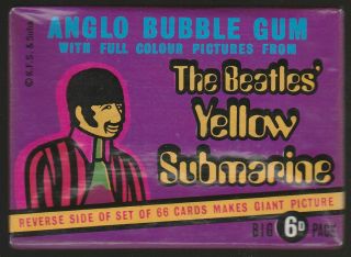 Beatles Yellow Submarine Set Of Trading Cards Purple Ringo Starr