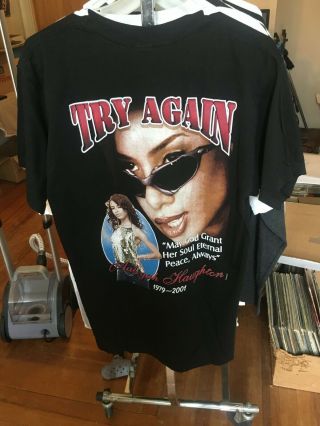 Vintage Aaliyah Memorial Shirt 2001