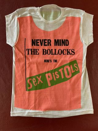 1977 Sex Pistols Never Mind The Bollocks Promo Shirt