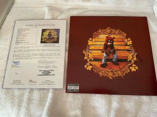 Kanye West Signed The College Dropout Album Jsa Full Letter Z14952