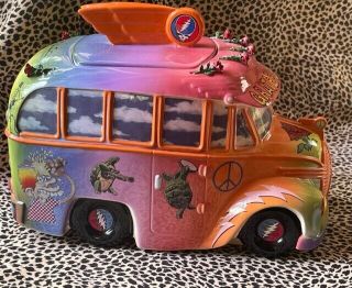 Grateful Dead Ceramic School Bus Cookie Jar 1998 Premier Limited Edition