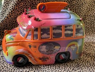 Grateful Dead Ceramic School Bus Cookie Jar 1998 Premier Limited Edition 6
