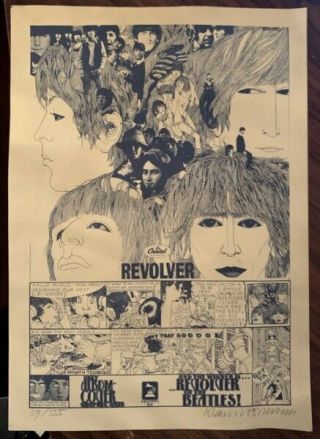 Revolver Limited Edition Of 555 Signed By Klaus Voormann The Beatles Number 105