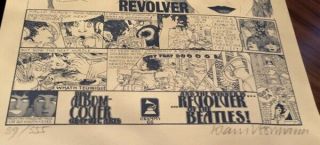 REVOLVER LIMITED EDITION OF 555 SIGNED BY KLAUS VOORMANN THE BEATLES NUMBER 105 2