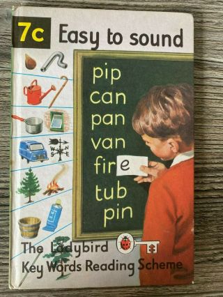 Vintage Ladybird Book: Reading Scheme 7c Easy To Sound,  1966