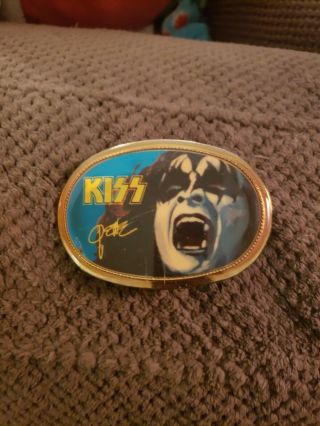 Vtg Kiss 1977 Pacifica Gene Simmons Belt Buckle