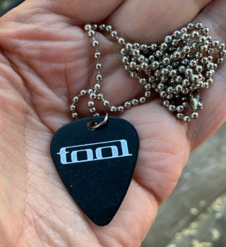 The Band TOOL 2017 Concert VIP Gifts EYE LOGO Keychain Guitar Picks Black Bag, 3
