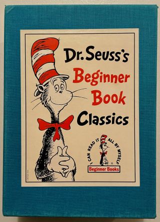 Vintage - Dr.  Seuss Beginner Book Classics Canvas Box Set Of 5 Hardcover Vtg
