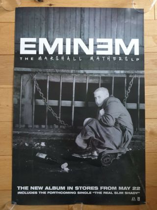 Eminem The Marshall Mathers Lp Record Company Promo Poster