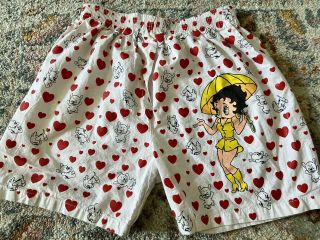 Vintage Betty Boop Shorts/boxers Size L/m Womens