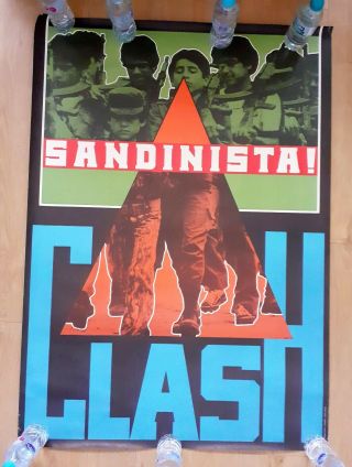 The Clash - Sandinista Vintage 1980 Us Subway Poster