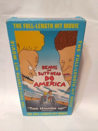 Beavis And Butt - Head Do America Vintage Vhs Tape Funny Classic