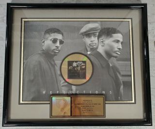 Riaa After 7 " Reflections " Gold Sales Award Cd Cassette Award Plaque