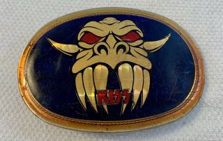 1978 Pacifica Gold Kiss Demon Boot Or Belt Buckle Rock And Roll Music Kiss