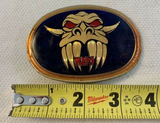 1978 PACIFICA GOLD KISS DEMON BOOT OR BELT BUCKLE ROCK AND ROLL MUSIC KISS 2