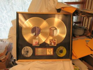 1995 Riaa Double Gold Sales Award For Albums/cassettes/cd 