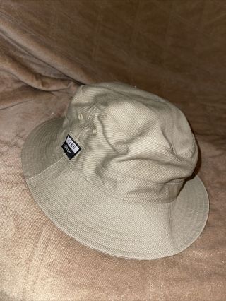 Nike Golf Bucket Hat Cap Tan Size Large - Vintage