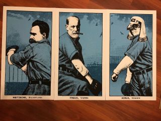 Jack White Rob Jones Poster Set Signed Numbered Baseball Series Rare
