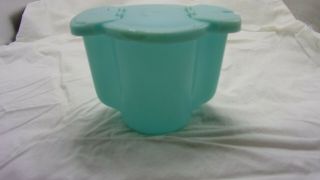 Vintage Tupperware Blue Sugar Bowl - 557 - 2