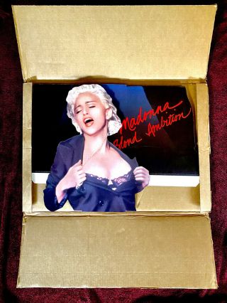 Madonna Huge 6 Foot Official Boy Toy 1990 Blond Ambition Tour Promo Stand & Box
