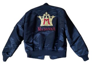 Vintage Madonna Blond Ambition World Tour Jacket 1990 Size Medium