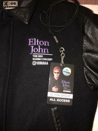 Namm Benefit Concert 2003 - Elton John Jacket,  All Access Pass & Event Program