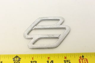 Vintage Suzuki Hood Emblem Single Badge Part Nameplate Emblem Script Logo M41
